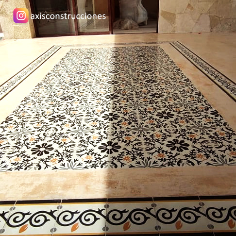mosaicos artesanales en Merida - TAPETE PERSONALIZADO