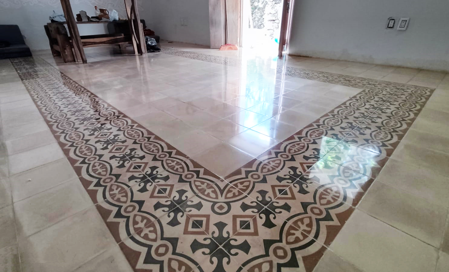 mosaicos artesanales en Merida - TAPETE PERSONALIZADO