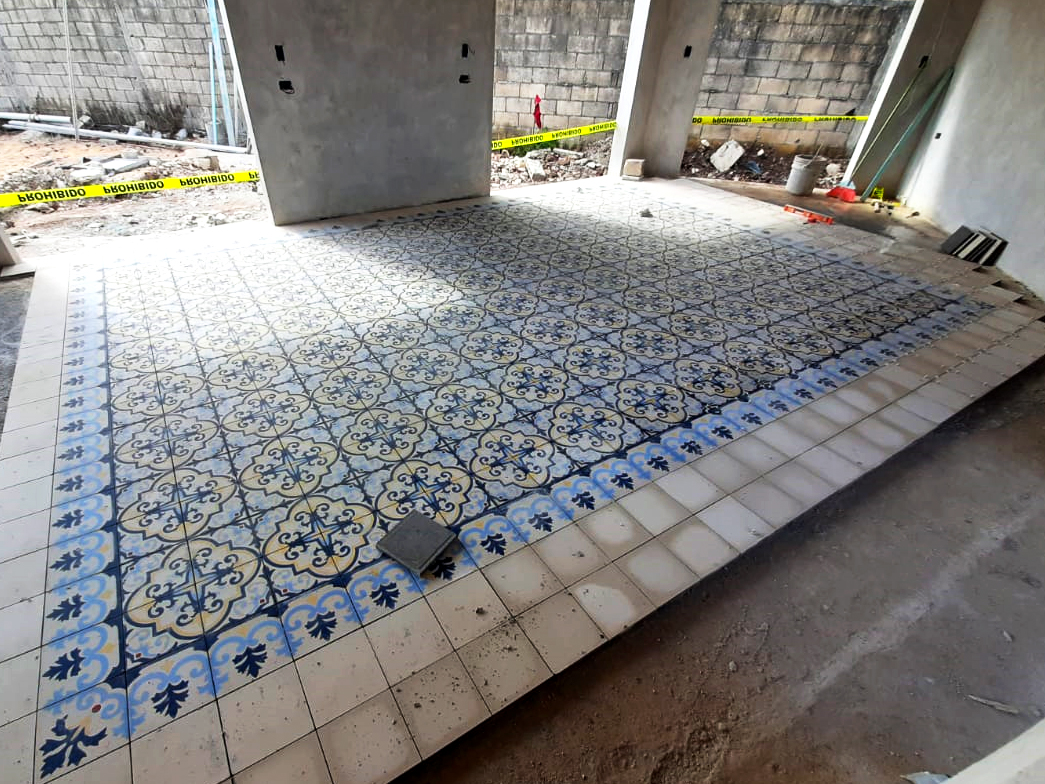 mosaicos artesanales en Merida - TAPETE PERSONALIZADO