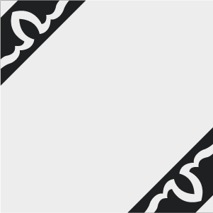 Mosaico decorado Cadencia con bandas y líneas, diagonales y zigzags, geometría minimalista