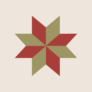 Decorative cement tile Estrella with diamonds and rhombi, stars and radial forms