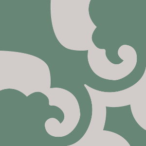 Decorative cement tile Icaro 2 with arches and curves