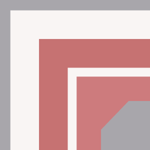 Border corner tile Maya Esquina with bands and lines, diagonals and zigzags