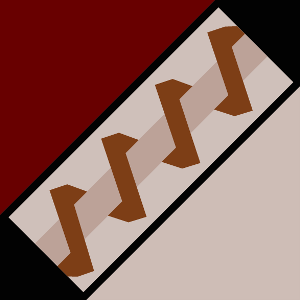 Decorative cement tile Olympo with bands and lines, diagonals and zigzags, key patterns and paths