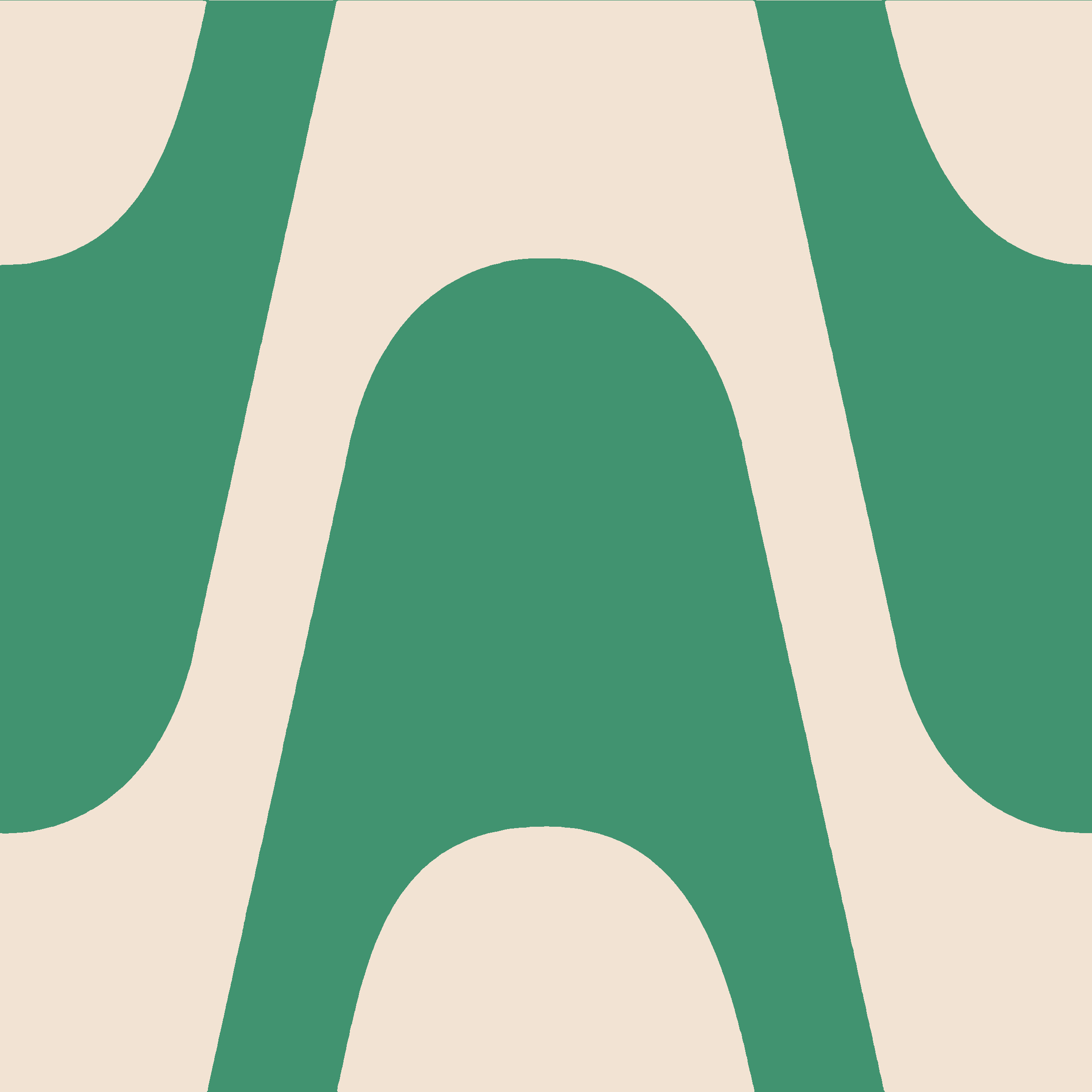 Decorative cement tile Unda with bands and lines, arches and curves