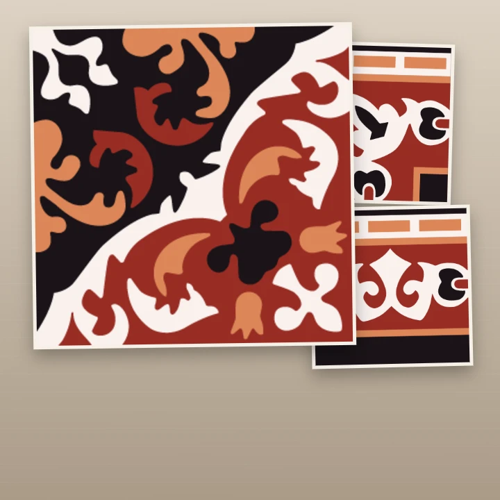 Decorative mosaic pattern