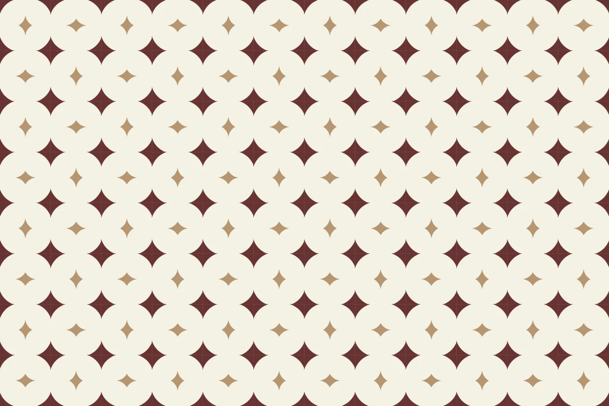 Complete repeated pattern for Alfard handcrafted cement tile