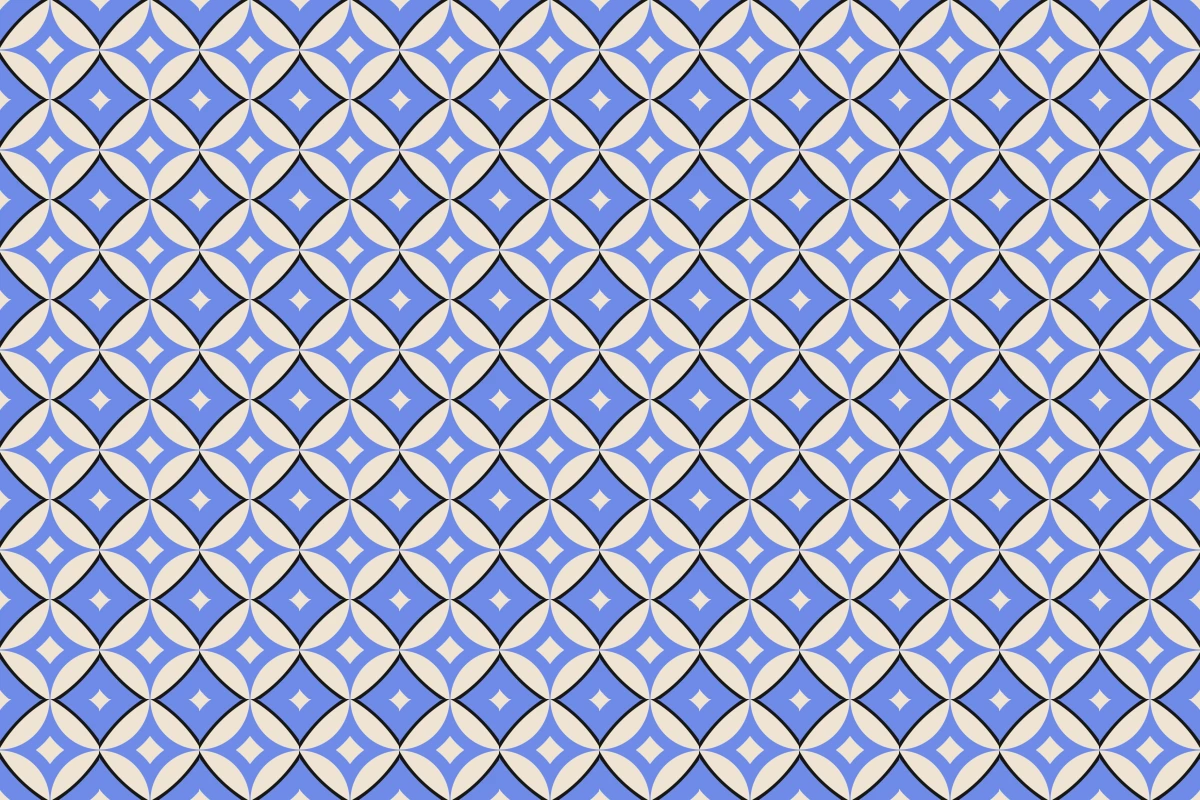 Patrón completo repetido del mosaico artesanal Andros I