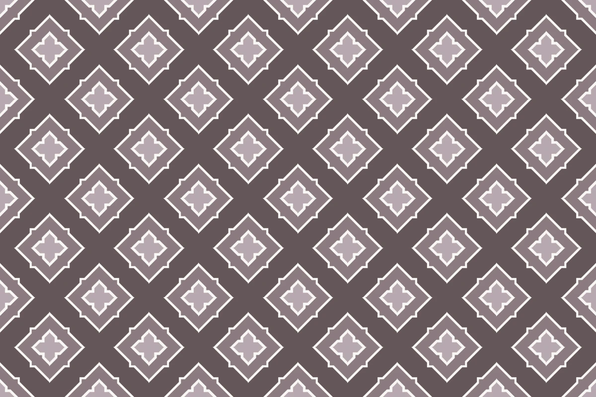 Complete repeated pattern for Centrali Gris handcrafted cement tile