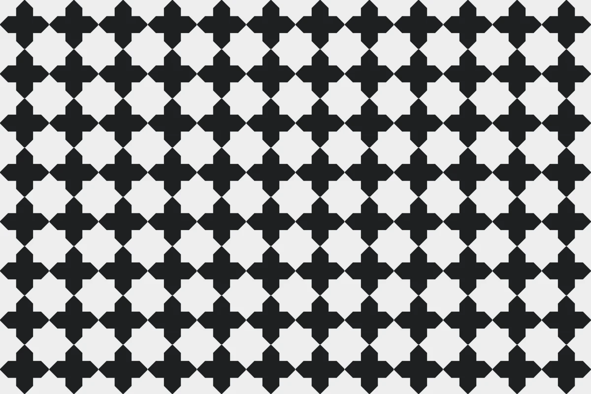 Patrón completo repetido del mosaico artesanal Cordobes