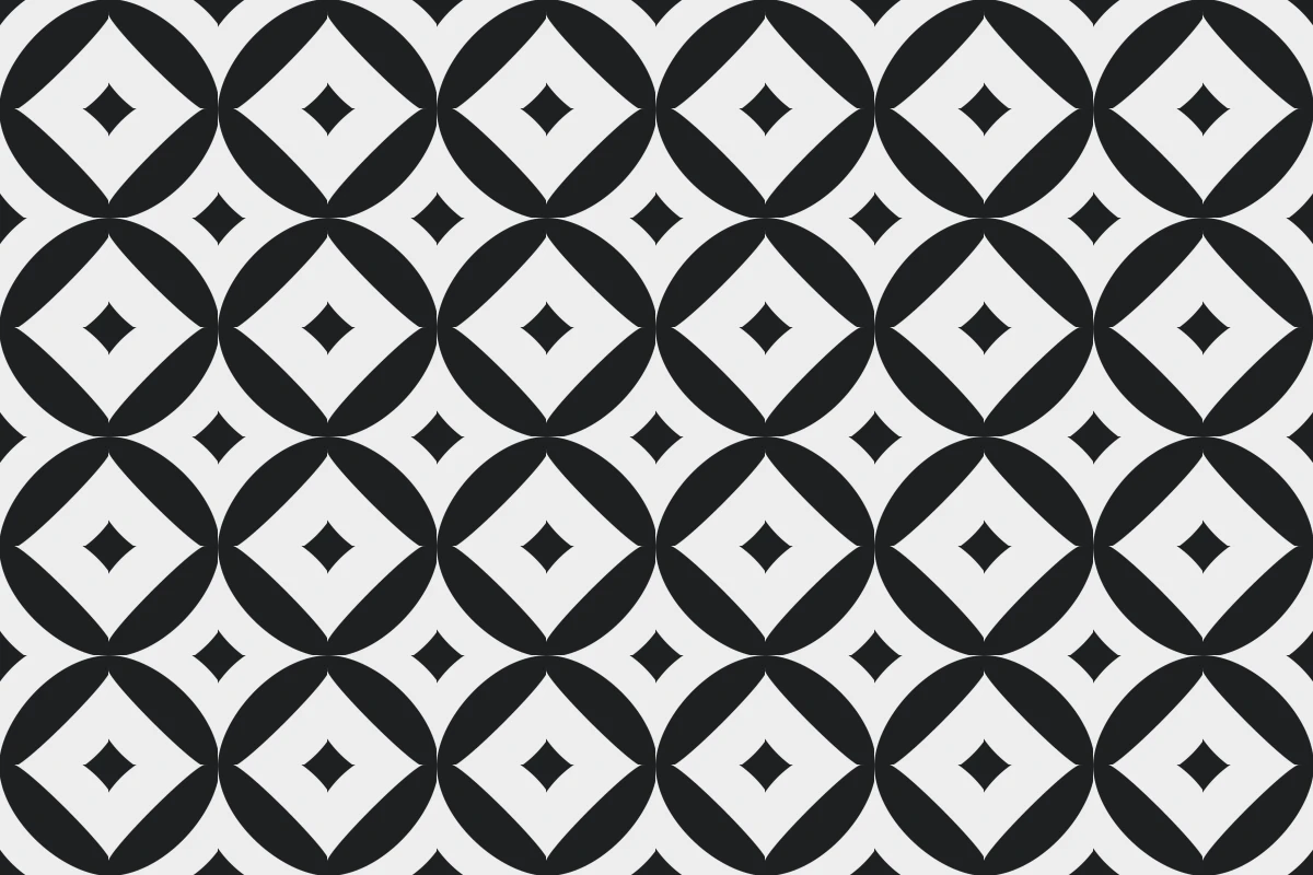 Patrón completo repetido del mosaico artesanal Elipsis