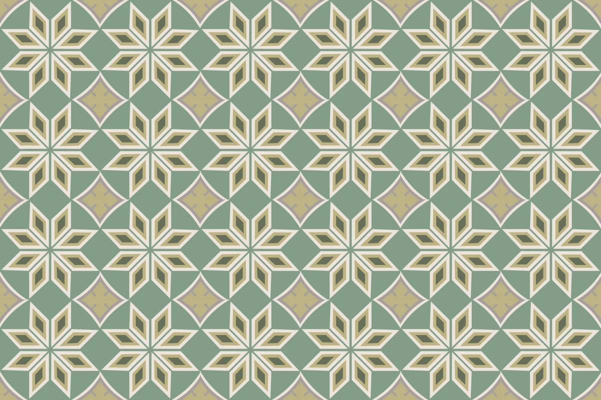 Patrón completo repetido del mosaico artesanal Escudo 1