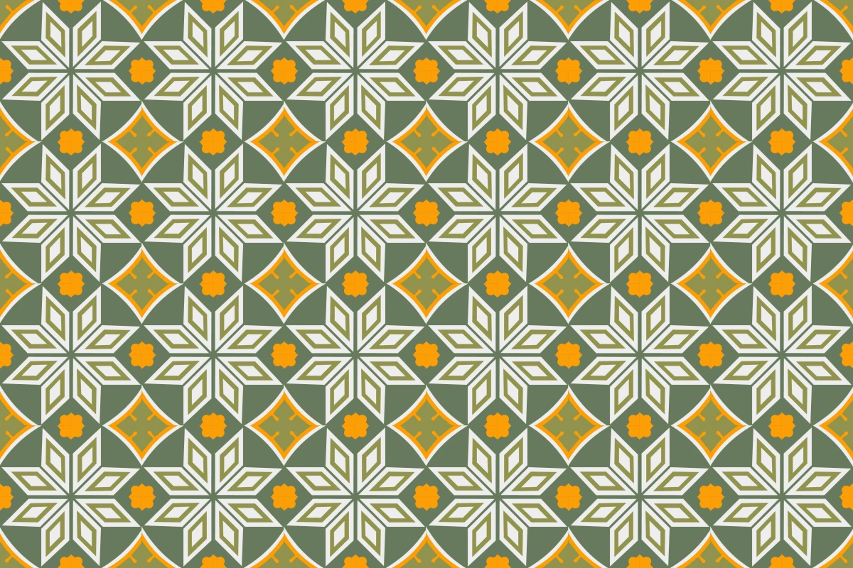 Patrón completo repetido del mosaico artesanal Escudo 3