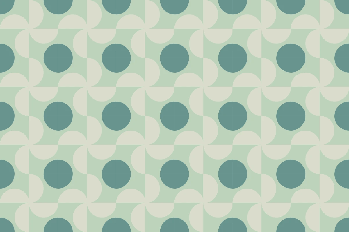 Complete repeated pattern for Formas III handcrafted cement tile