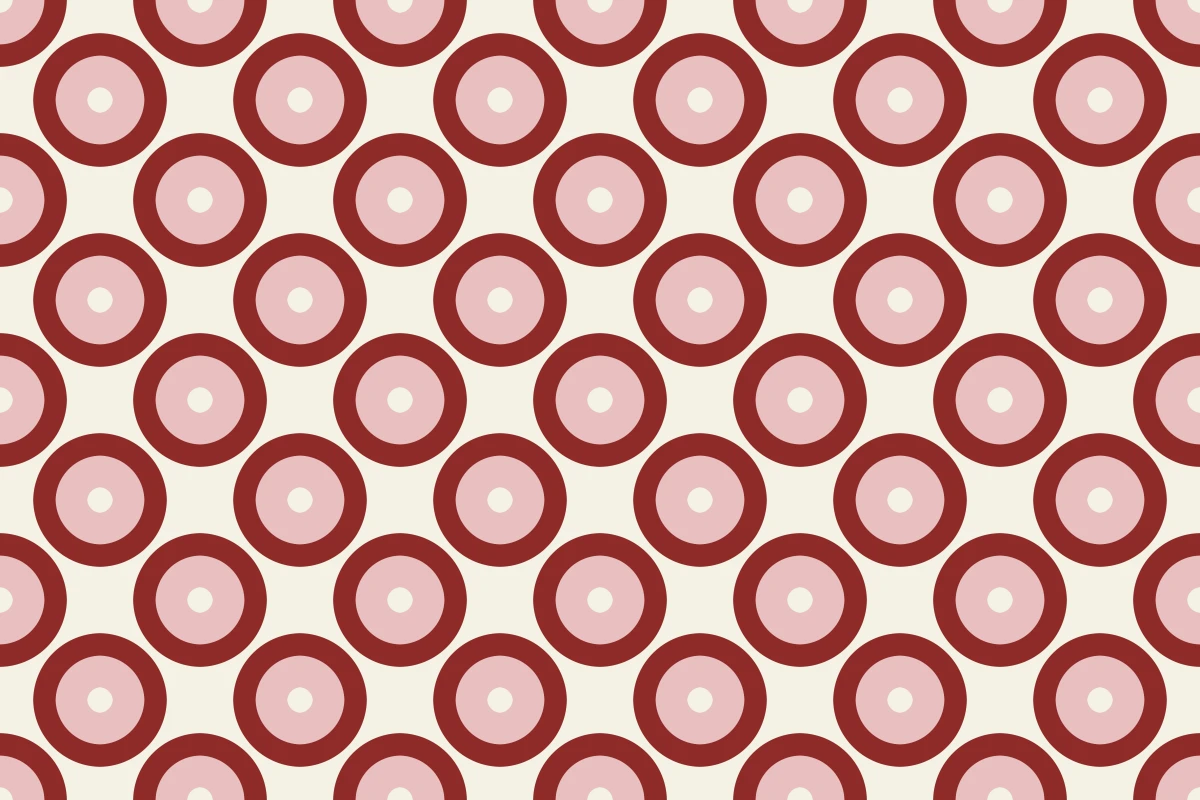Complete repeated pattern for Halo handcrafted cement tile
