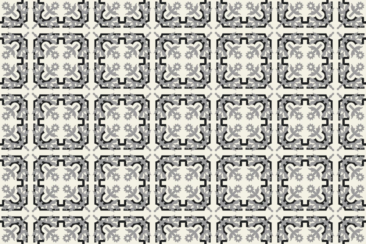 Patrón completo repetido del mosaico artesanal Helianto