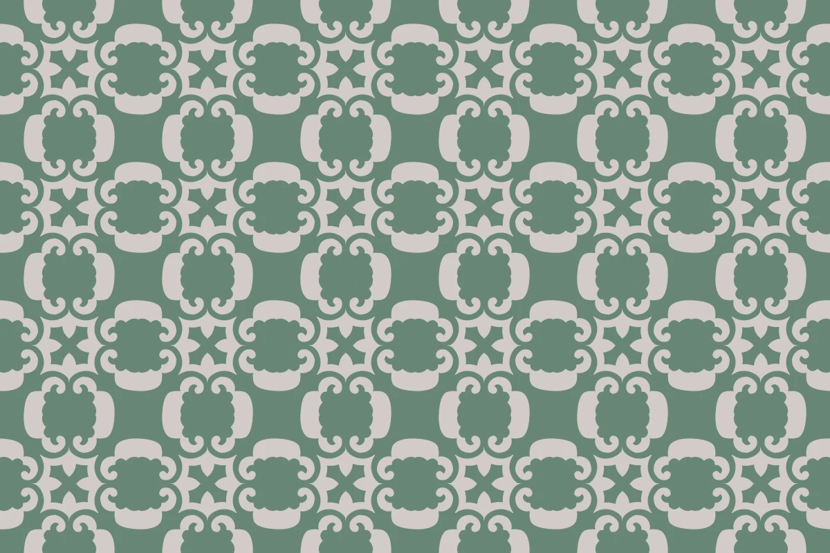 Complete repeated pattern for Icaro 2 handcrafted cement tile