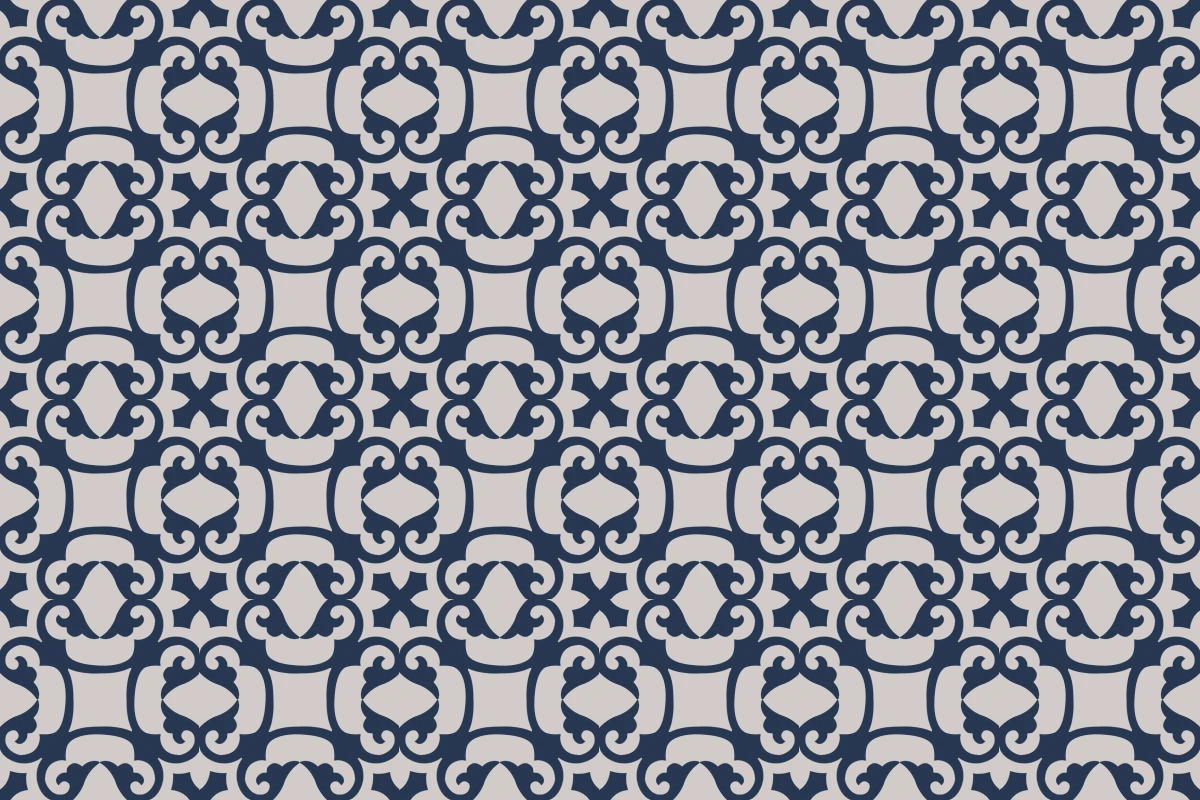 Complete repeated pattern for Icaro handcrafted cement tile