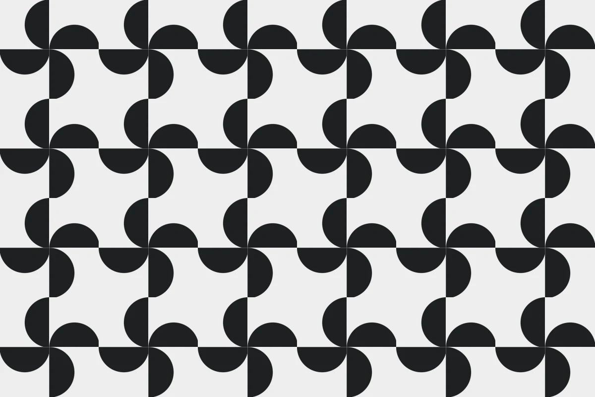 Complete repeated pattern for Jason handcrafted cement tile