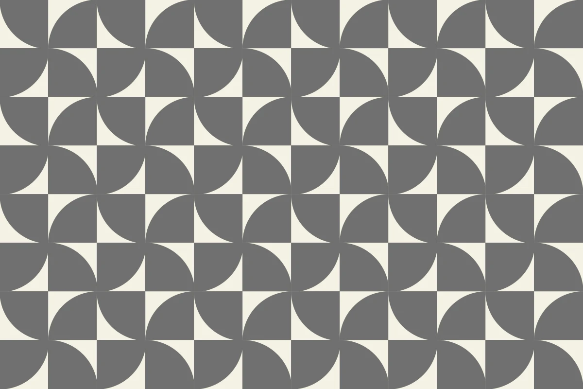 Complete repeated pattern for Lunar handcrafted cement tile