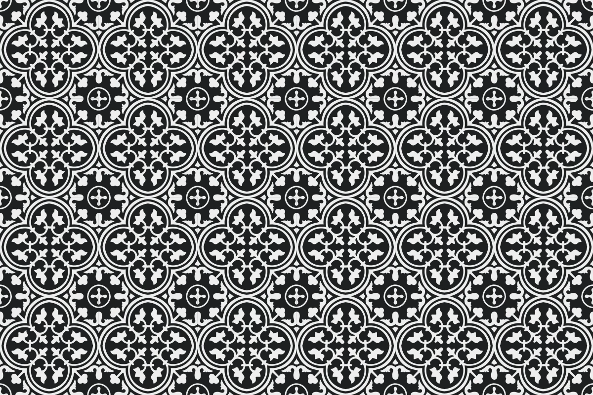 Patrón completo repetido del mosaico artesanal Marsella I
