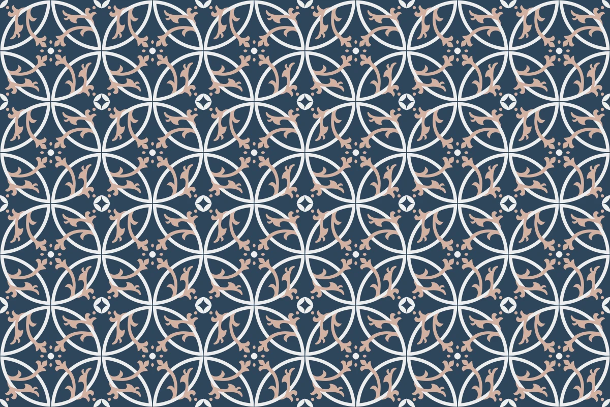 Patrón completo repetido del mosaico artesanal Mozione