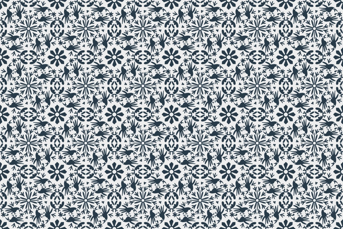Patrón completo repetido del mosaico artesanal Nature I