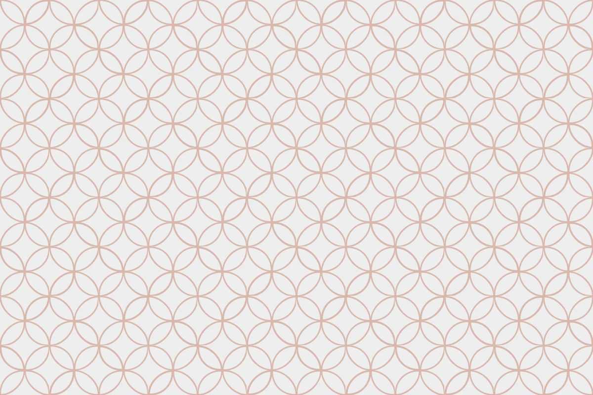 Complete repeated pattern for Orquidea handcrafted cement tile