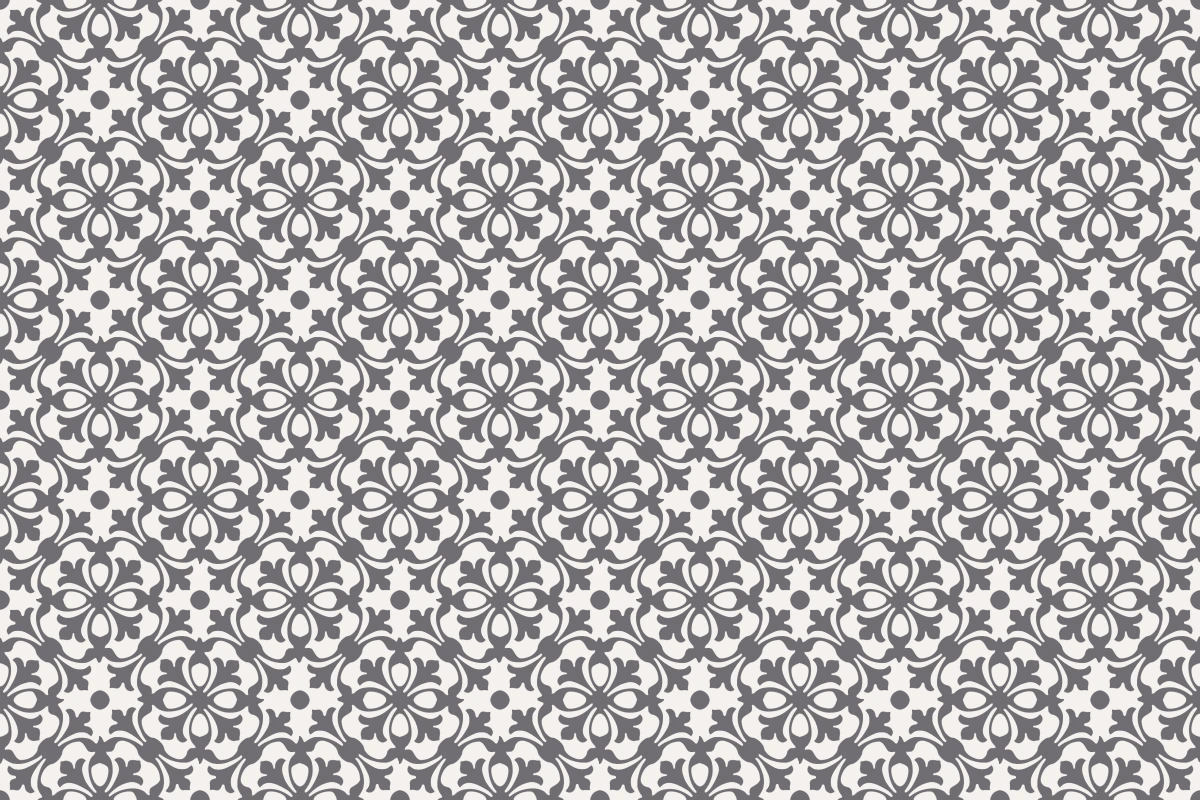 Patrón completo repetido del mosaico artesanal Petalos