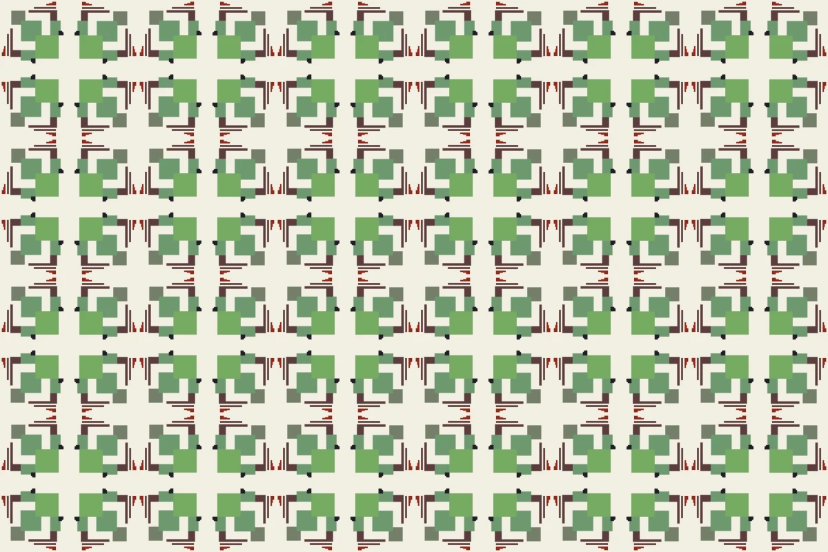 Patrón completo repetido del mosaico artesanal Regil