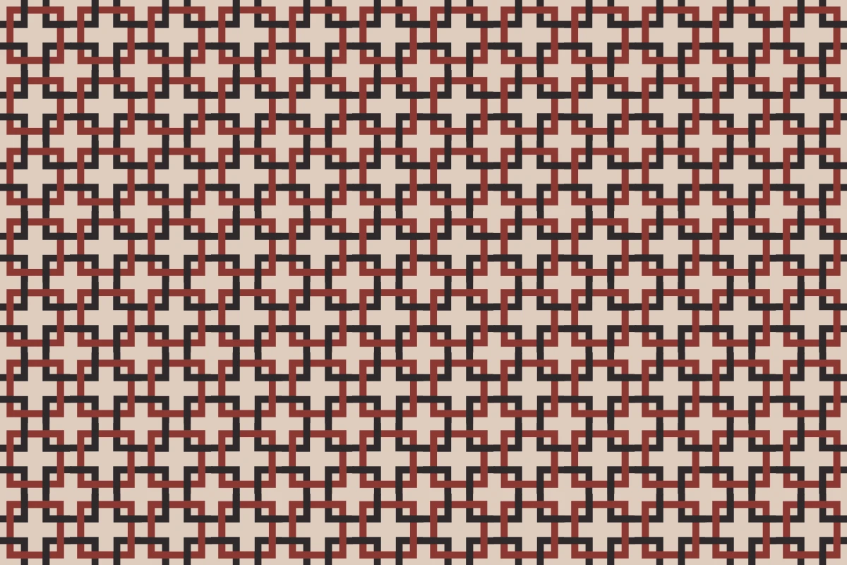 Complete repeated pattern for Sarta handcrafted cement tile
