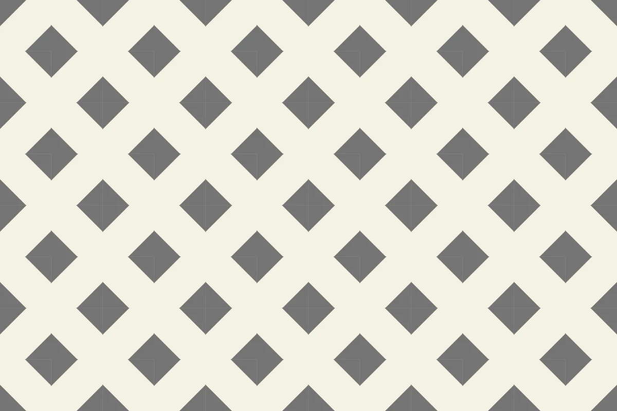 Complete repeated pattern for Segmentos handcrafted cement tile