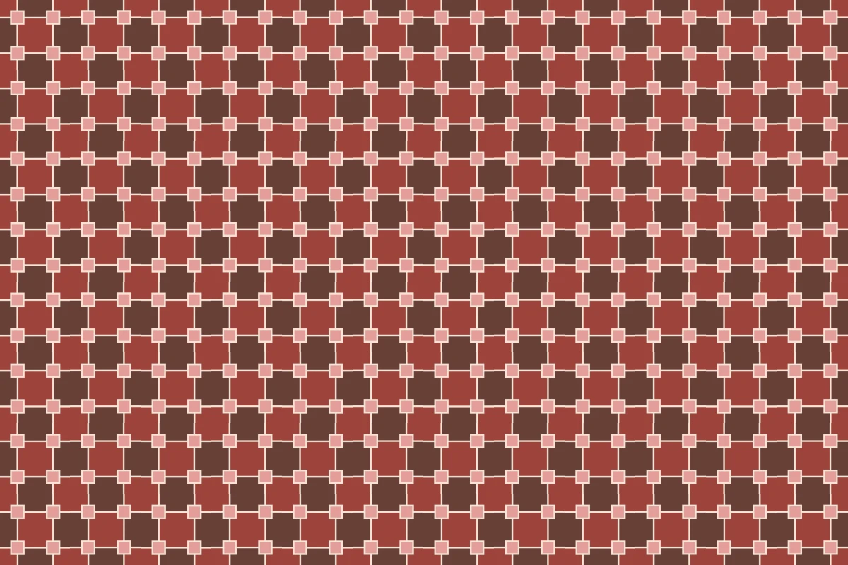 Complete repeated pattern for Terracota handcrafted cement tile