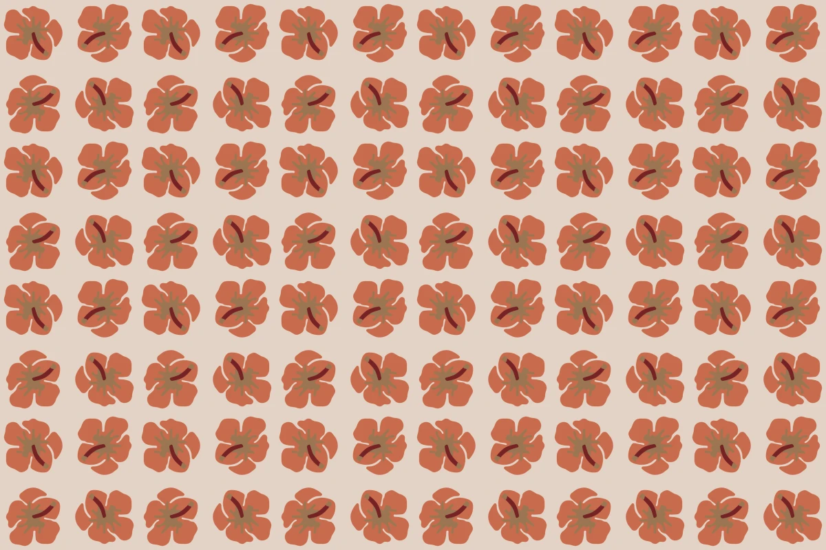 Complete repeated pattern for Tulipan handcrafted cement tile