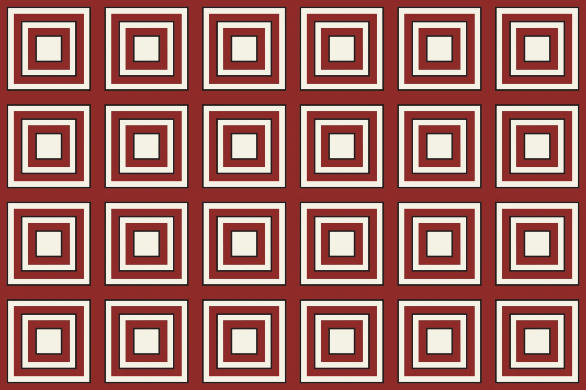 Complete repeated pattern for Umbral handcrafted cement tile