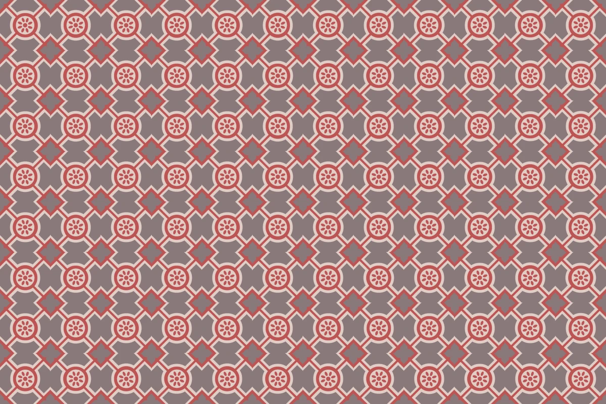 Patrón completo repetido del mosaico artesanal Vega