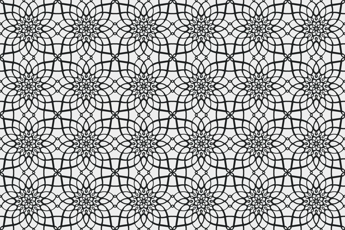 Complete repeated pattern for Vetrata handcrafted cement tile